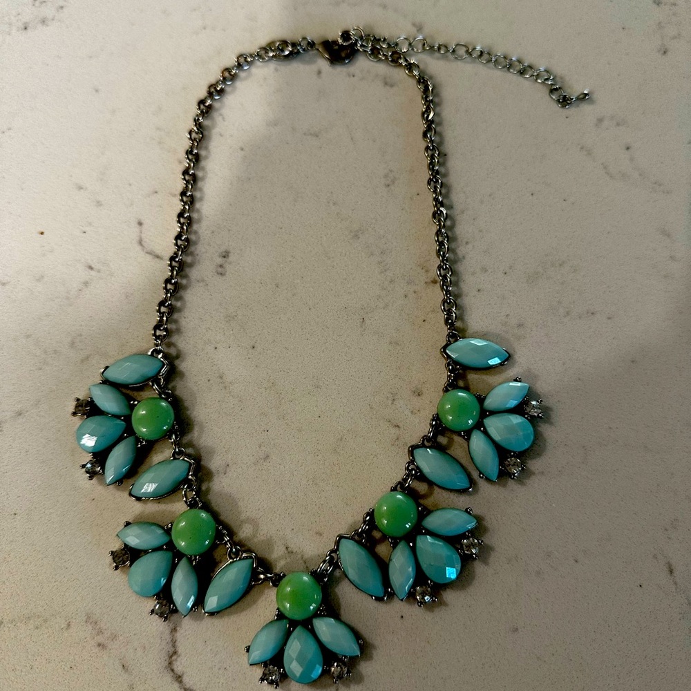 Chunky statement necklace.